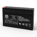 AJC Battery Compatible with Diamec YJ67X 6V 1.3Ah Sealed Lead Acid Battery