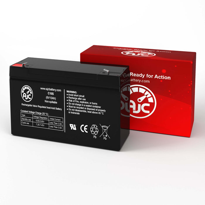 AJC Battery Compatible with APC BackUPS BK600 6V 10Ah UPS Battery