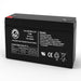 AJC Battery Compatible with Chloride Power D2MF50 6V 12Ah Alarm Battery