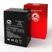 AJC Battery Compatible with APC Back-UPS Back-UPS 370Ci 6V 4.5Ah UPS Battery