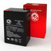AJC Battery Compatible with Segmart 3 Wheels Ride on Motorcycle L2860 L2861  6V 5Ah Ride-On Toy Battery