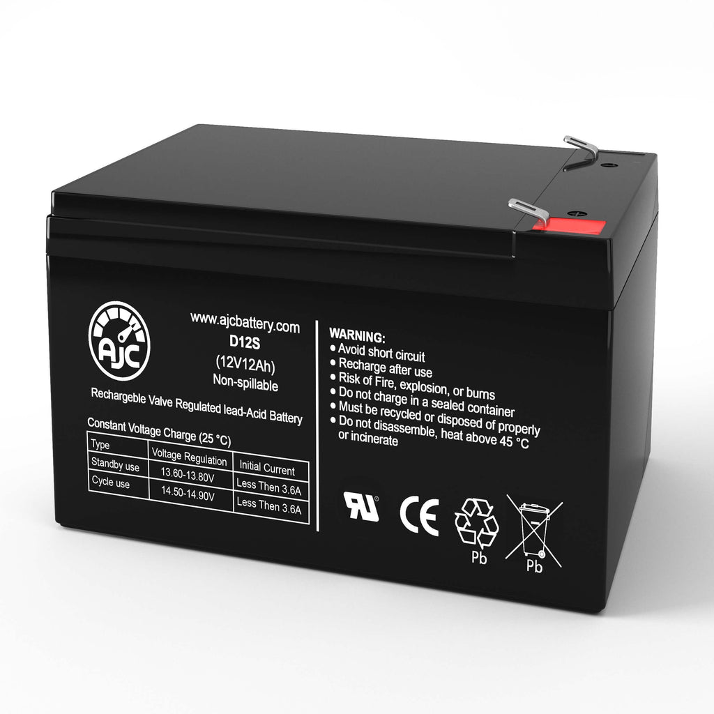 AJC Battery Compatible with Peg Perego John Deere Buck Ext 12V 12Ah Ride-On Toy Battery