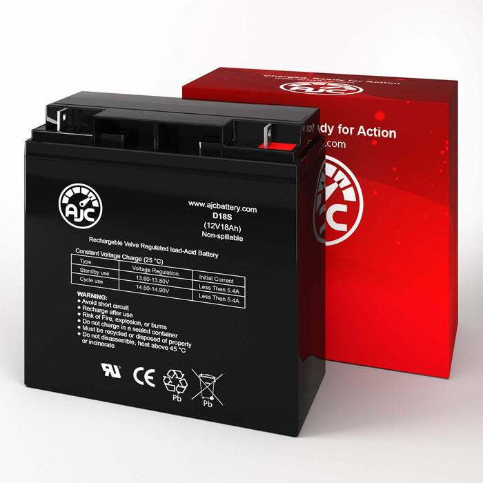 AJC Battery Compatible with APC SmartUPS VC1400 12V 18Ah UPS Battery