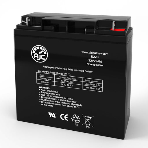 AJC Battery Compatible with APC Smart-UPS 1000 XL SUA1000XL 12V 22Ah UPS Battery