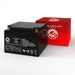 AJC Battery Compatible with Dyna Ray S18161 12V 26Ah Emergency Light Battery