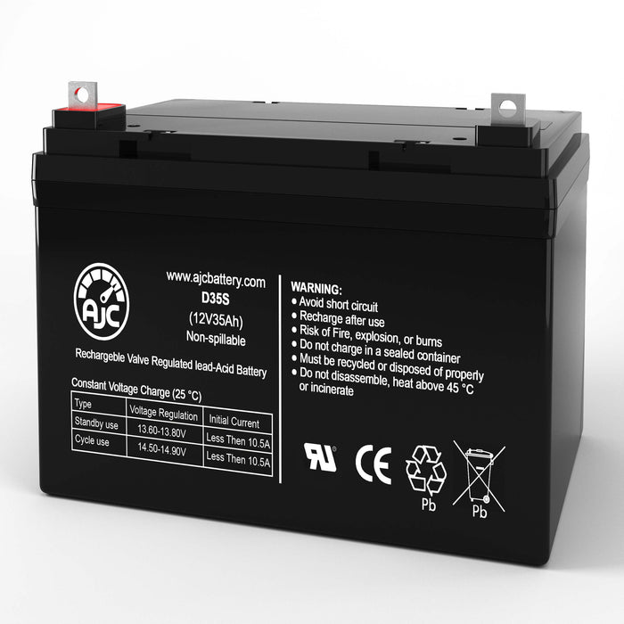 AJC Battery Compatible with Topaz 83186-01 12V 35Ah UPS Battery