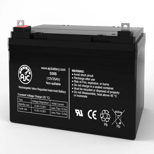 AJC Battery Compatible with CSB HS580 12V 35Ah Mobility Scooter Battery