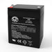 AJC Battery Compatible with Liebert Powersure-PA350-120U 12V 5Ah UPS Battery