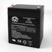 AJC Battery Compatible with DSC BD4-12 12V 5Ah Alarm Battery