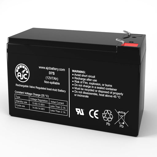 AJC Battery Compatible with APC CPL28U12 BBU Broadband 12V 7Ah UPS Battery