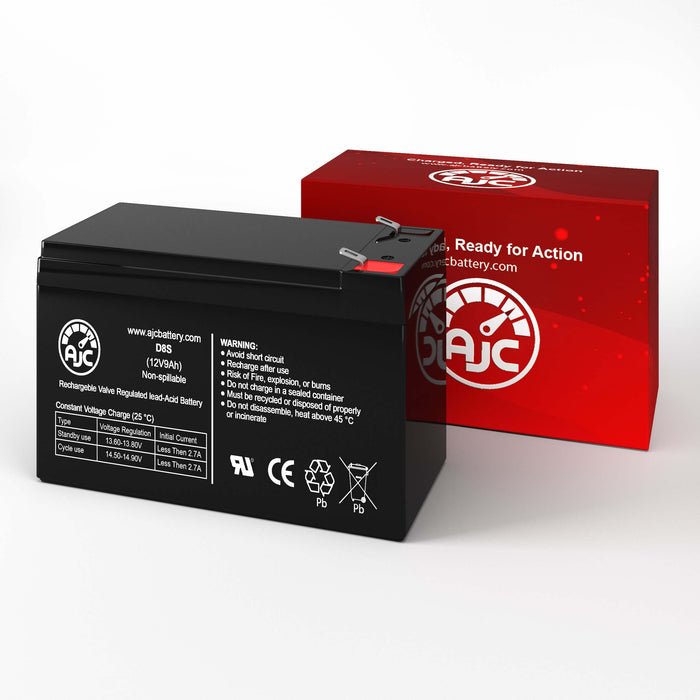 AJC Battery Compatible with Alpha Technologies ALI Elite 700T 017-747-107 12V 7Ah UPS Battery