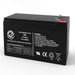 AJC Battery Compatible with National Power NB12-7.5HR 12V 7Ah Sealed Lead Acid Battery