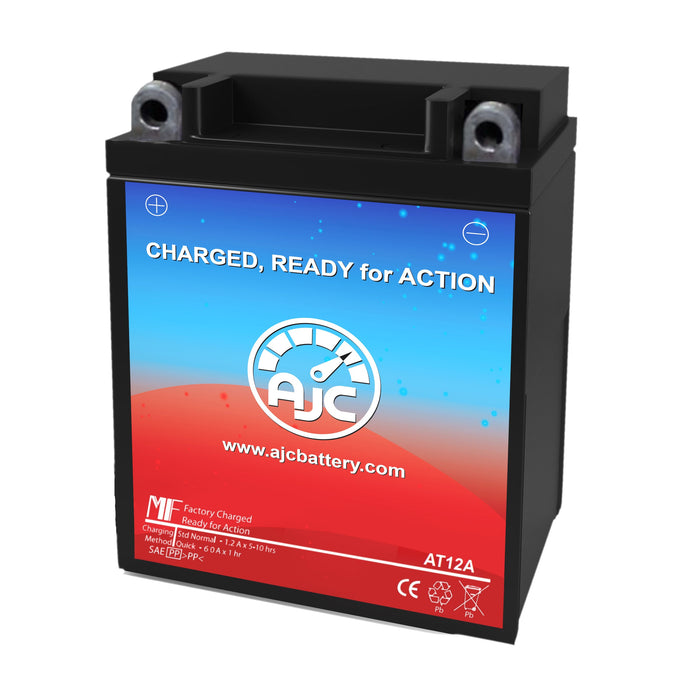 AJC Battery Compatible with Yamaha XS360 360CC Motorcycle Battery (1976-1978)