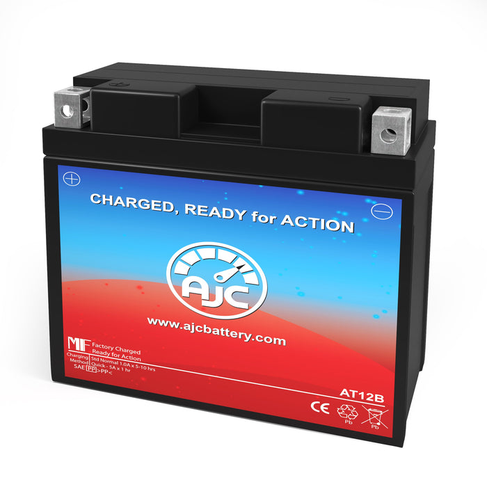 AJC Battery Compatible with Ducati Monster SS 750CC Motorcycle Battery (2001-2007)