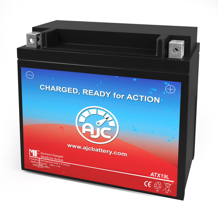 AJC Battery Compatible with Suzuki LT-F300F KingQuad OPT 300CC ATV Battery (1999-2002)