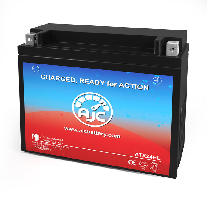 AJC Battery Compatible with Arctic Cat Firecat Snowmobile Battery (2003-2006)