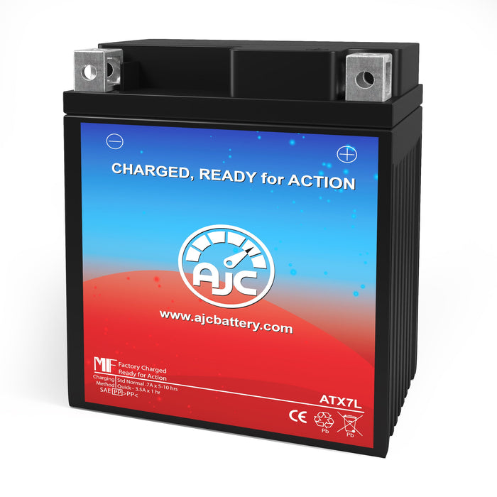 AJC Battery Compatible with M12 6-85-D Motorcycle Battery