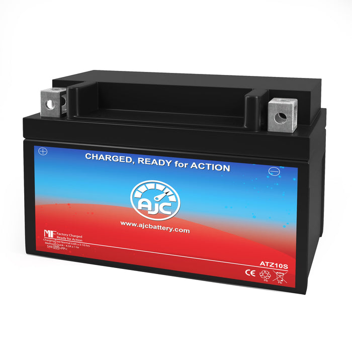 AJC Battery Compatible with Kawasaki Ninja 300 300CC Motorcycle Battery (2014-2015)