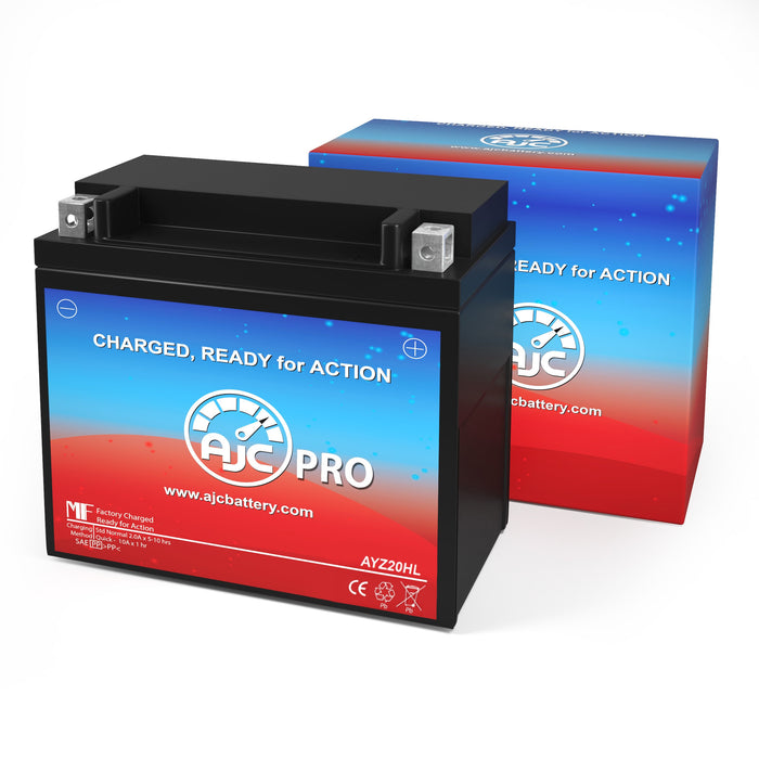 AJC Pro Battery Compatible with Ski-Doo Grand Touring LE 600 HO 600CC Snowmobile Battery (2014-2016)