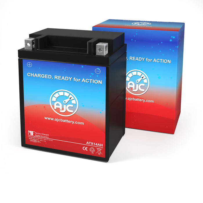 AJC Battery Compatible with Polaris Sportsman 550 Touring EPS 549CC ATV Battery (2014)
