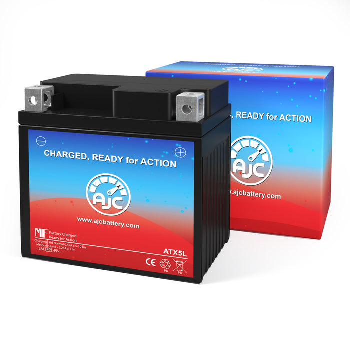 AJC Battery Compatible with TGB Tapo RS 50 50CC Scooter and Moped Battery