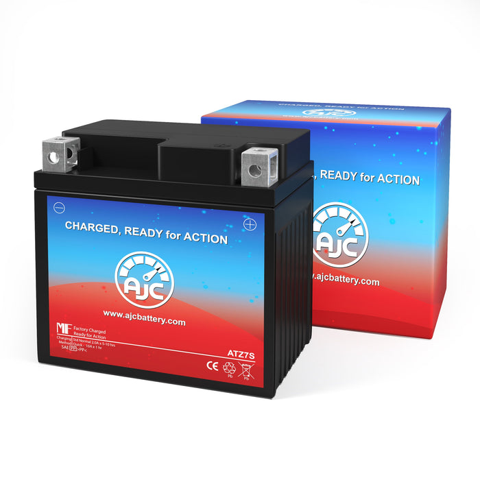 AJC Battery Compatible with Simson SR Electric-Start 50CC Motorcycle Battery (1993-1995)