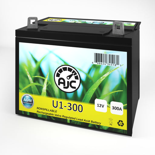 AJC Battery Compatible with Homelite RE1230E U1 Lawn Mower and Tractor Battery
