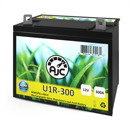 AJC Battery Compatible with Sears DYT4000 28712 Deluxe Yard U1R Lawn Mower and Tractor Battery
