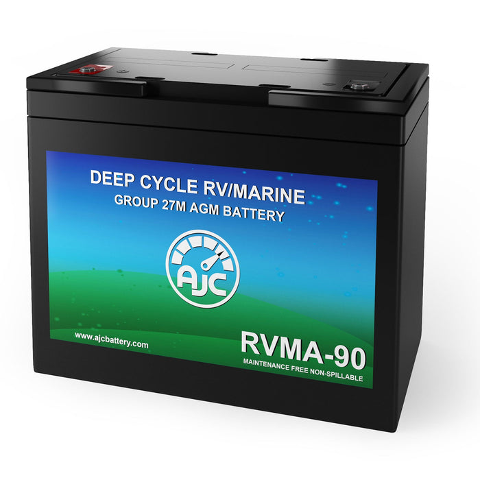 AJC Group 27M Deep Cycle Marine and Boat Battery