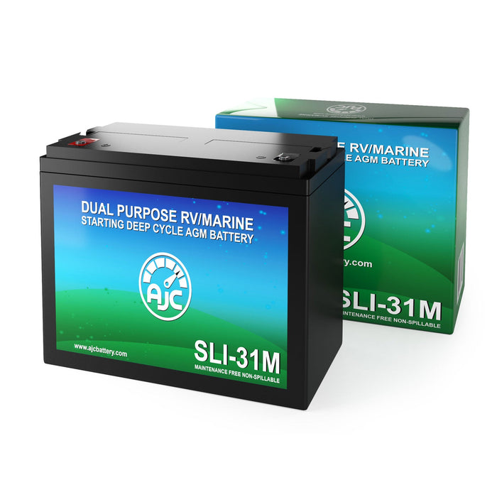 AJC Battery Compatible with Kohler 15ROY Electric Plant 12V 100Ah Generator Battery