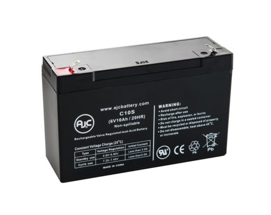 AJC® 6V 10Ah Sealed Lead Acid - AGM - VRLA Battery - AJC® Batteries