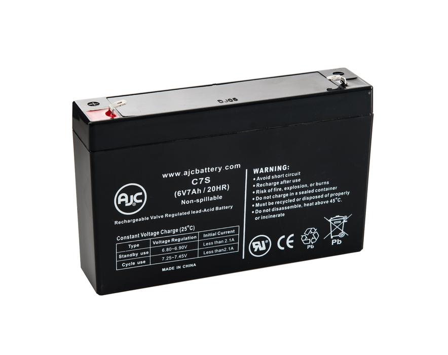 AJC Battery Leoch DJW6-7.0 DJW 6-7.0 6V 7Ah UPS Battery for sale online