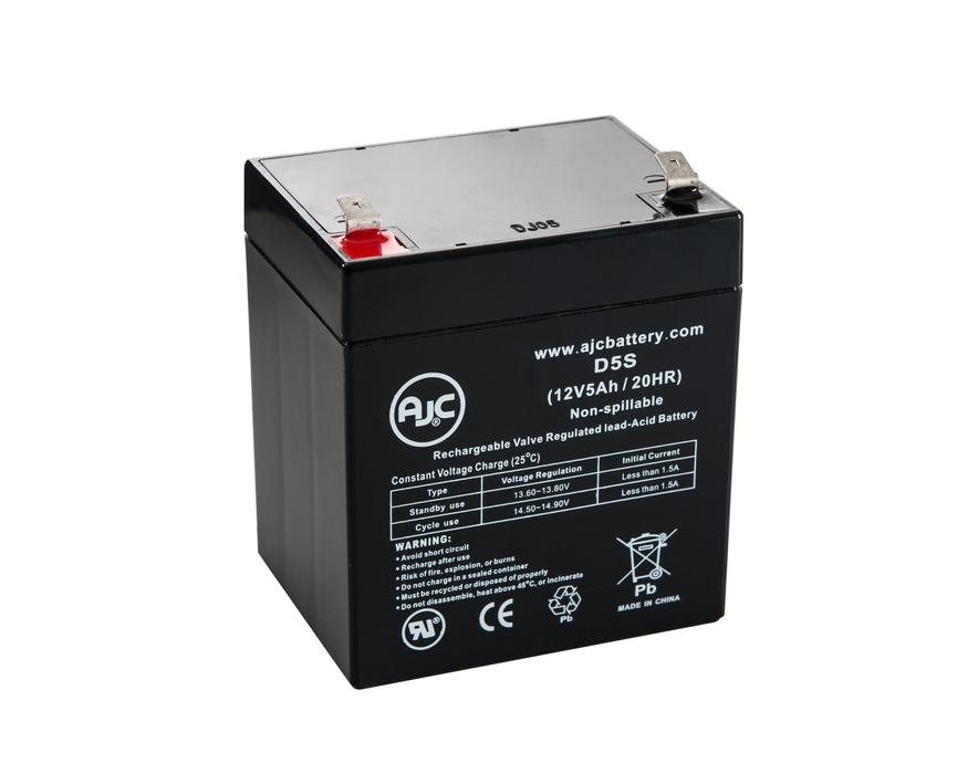 AJC® 12V 5Ah - F2 Terminal - Sealed Lead Acid - AGM - VRLA Battery - AJC®  Batteries