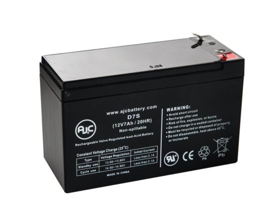 AJC® 12V 7Ah - F2 Terminal - Sealed Lead Acid - AGM - VRLA Battery ...