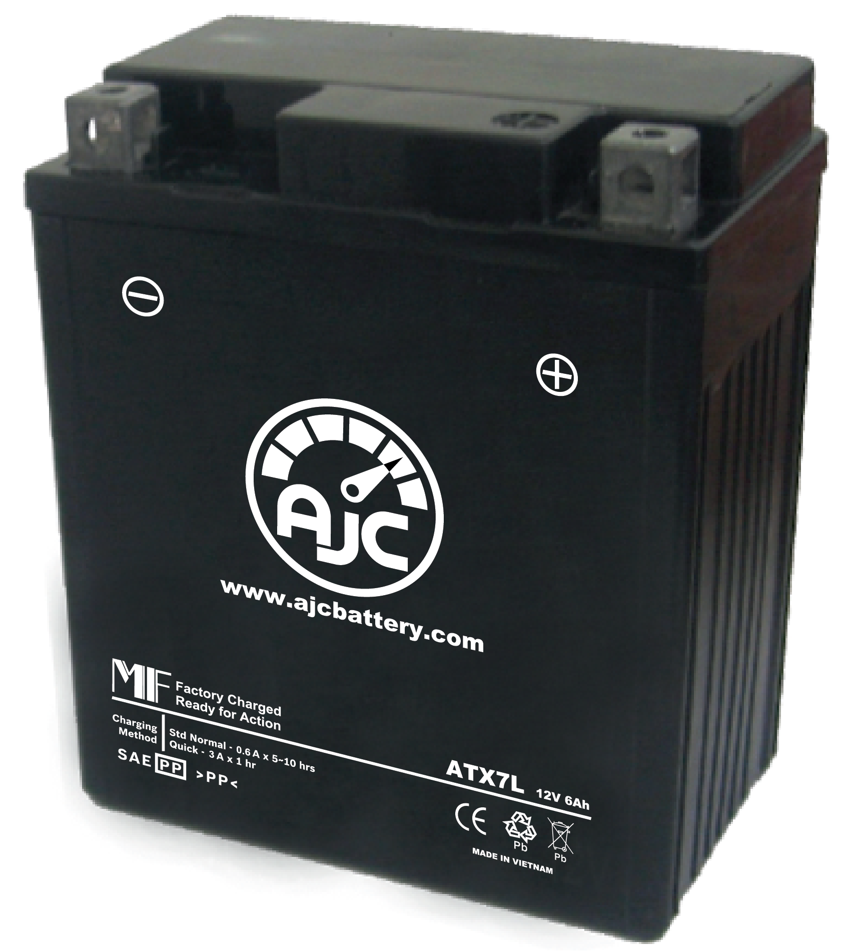 AJC® ATX7L Powersports Battery - AJC® Batteries