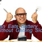 Man Eats Battery to Prove a Point