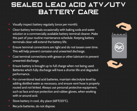 UTV Replacement Batteries - AJC® Batteries