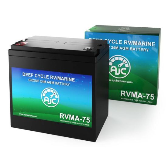 AJC Group 24M Deep Cycle RV Marine and Boat Battery - AJC® Batteries